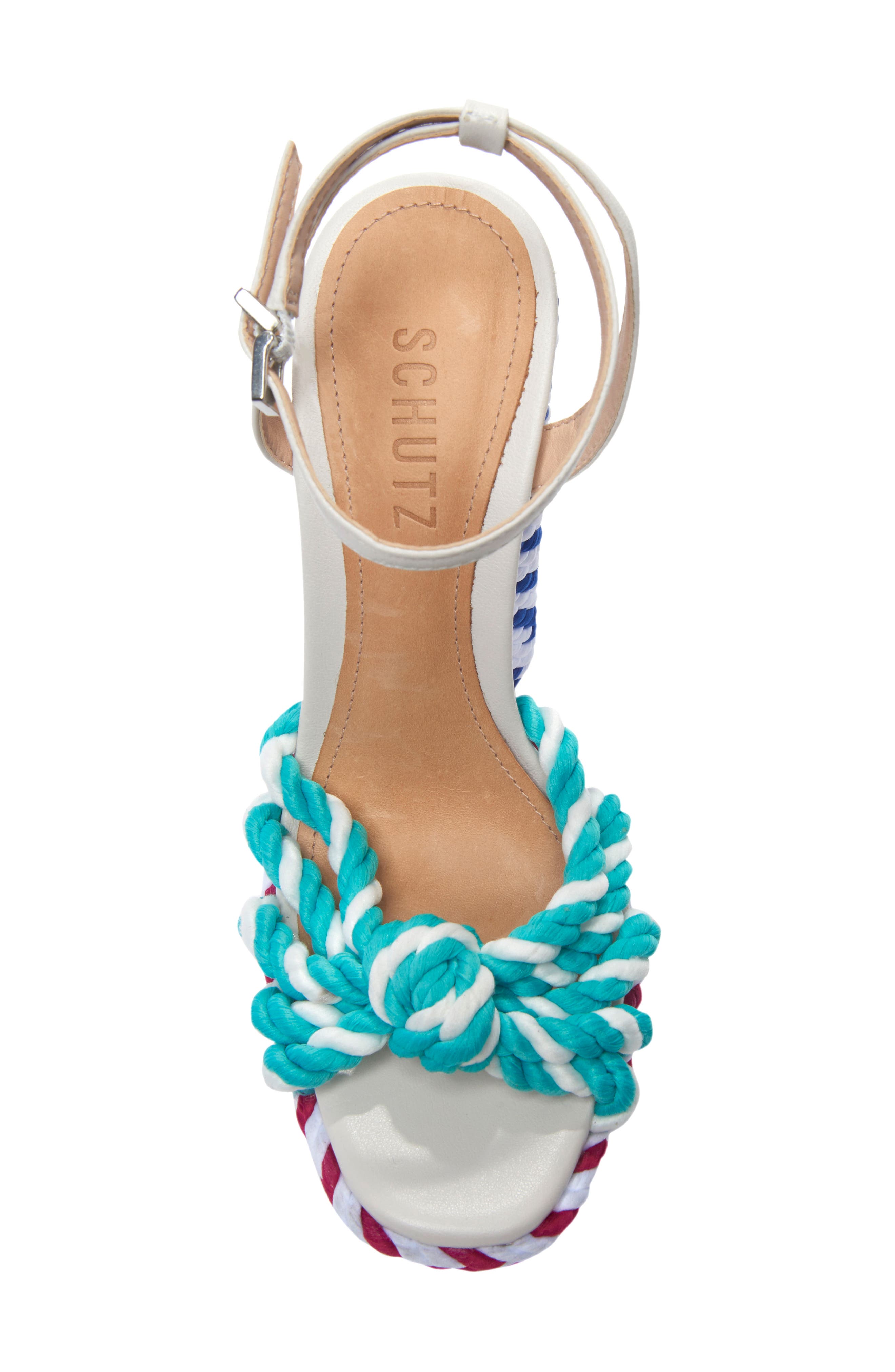 Schutz x Adriana Lima Shulis Sandal, Alternate, color, 