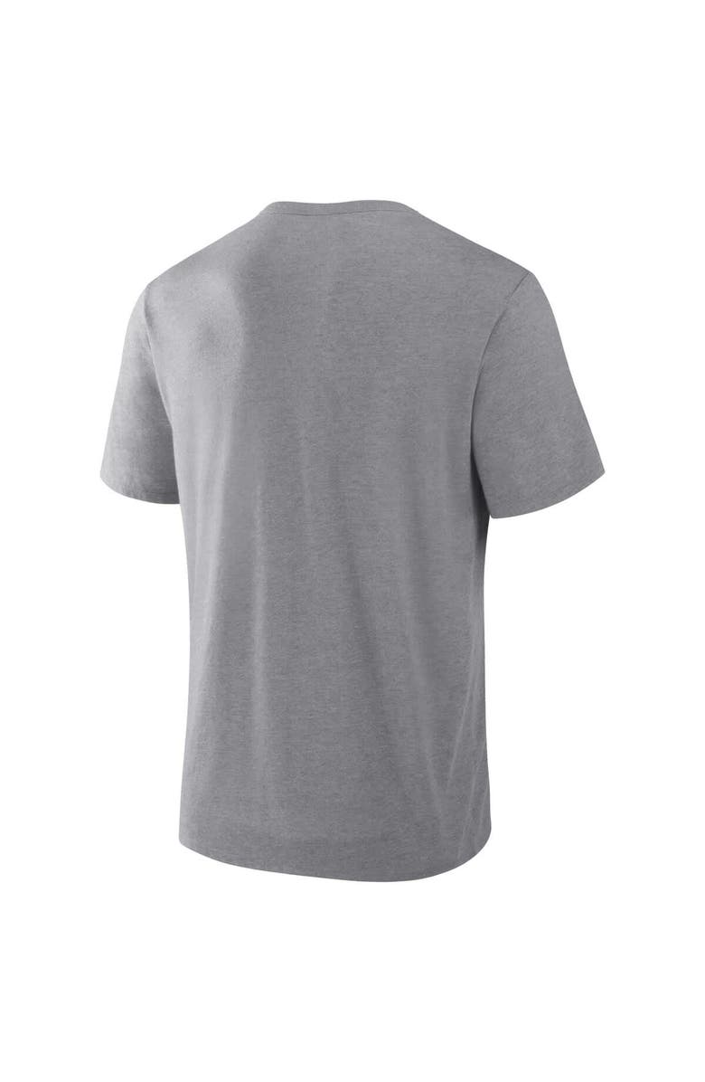 FANATICS Men's Fanatics Heather Gray Buffalo Bills Pass Rush Tri-Blend T-Shirt, Alternate, color, Heather Gray