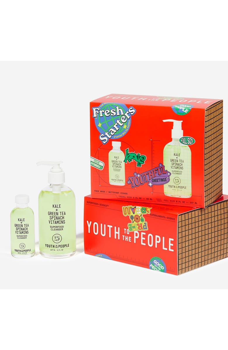 Youth to the People Fresh Starters Home & Away Cleanser Duo (Limited Edition) $55 Value, Alternate, color, 