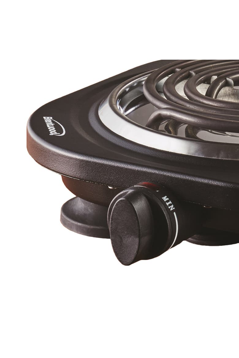 TS-321BK 1000 Watt Single Electric Burner, Alternate, color, Black
