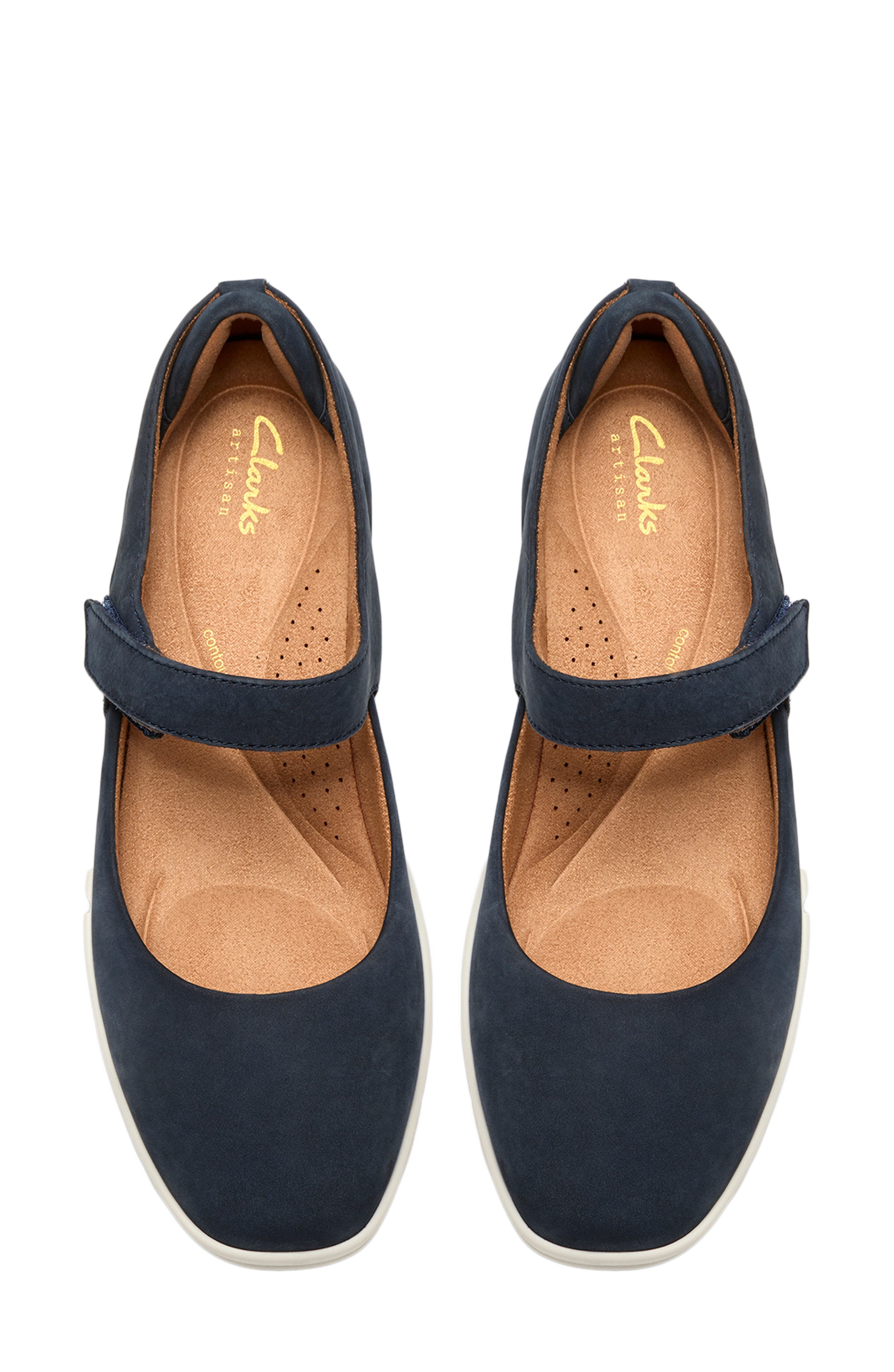 Lynell Mary Jane Flat, Alternate, color, NAVY NUBUCK