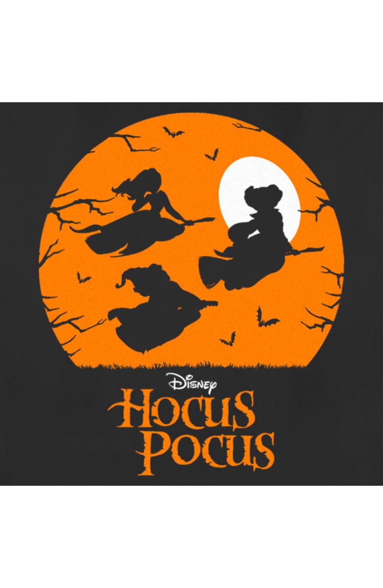 Hocus Pocus Women's Hocus Pocus Witch Silhouette Graphic T-Shirt, Alternate, color, Black