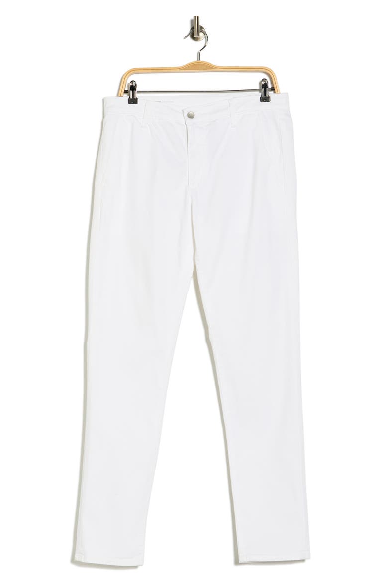 Jamison Slim Straight Leg Pants, Alternate, color, WHITE