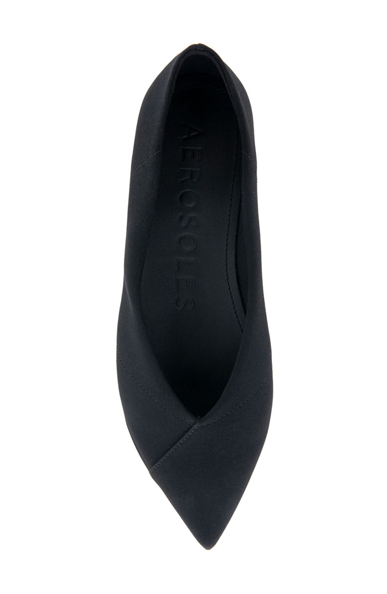 Aerosoles Del Pointy Toe Flat, Alternate, color, 