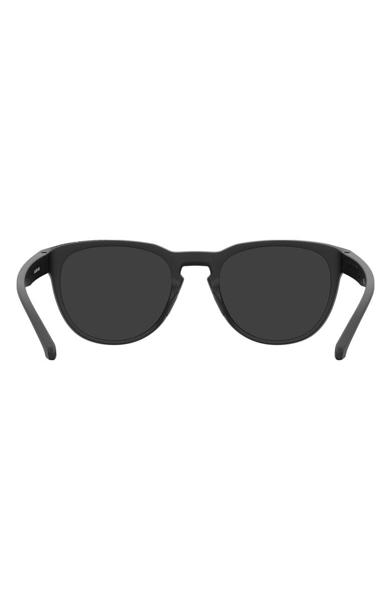 Under Armour Skylar 53mm Round Sunglasses, Alternate, color, Matte Black/ Grey
