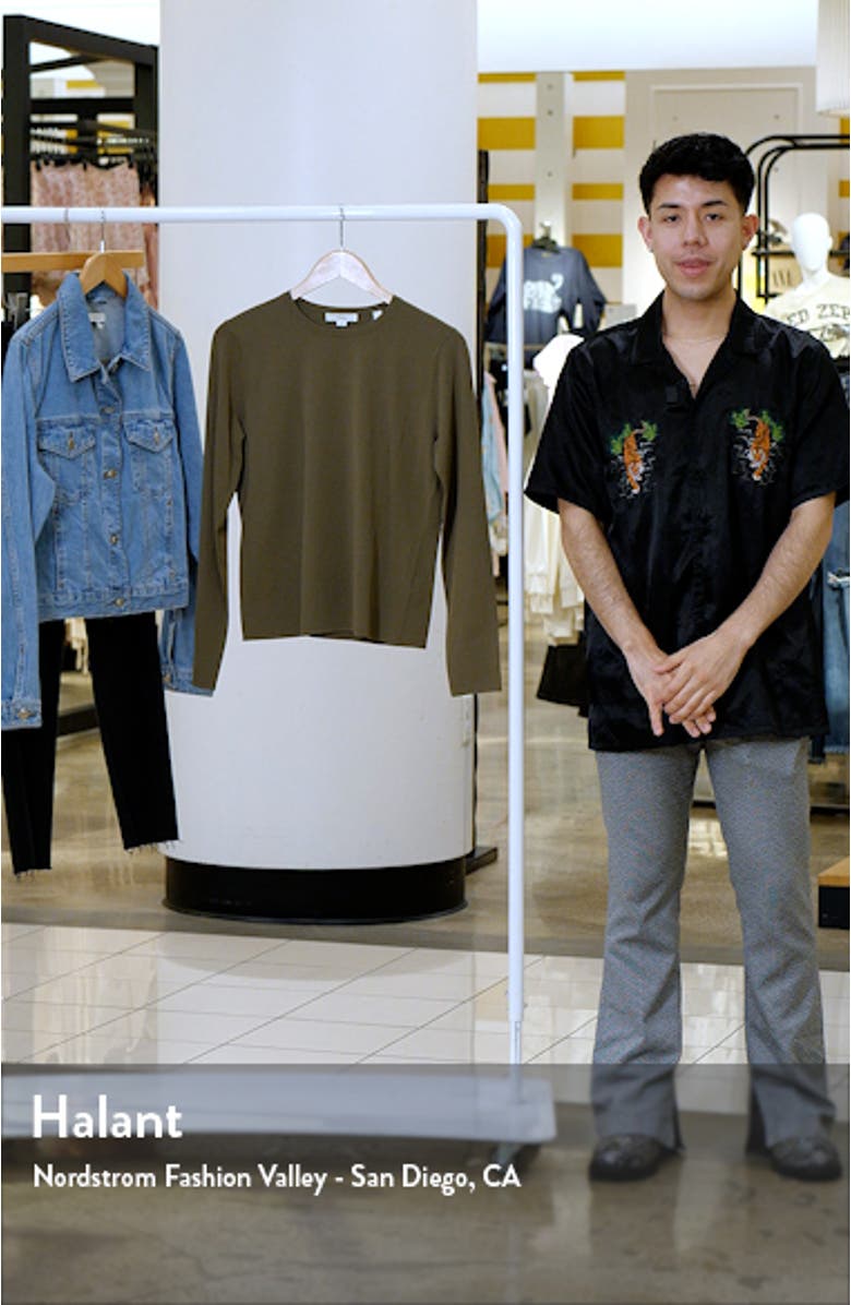 Clean Fit Crewneck Top, sales video thumbnail