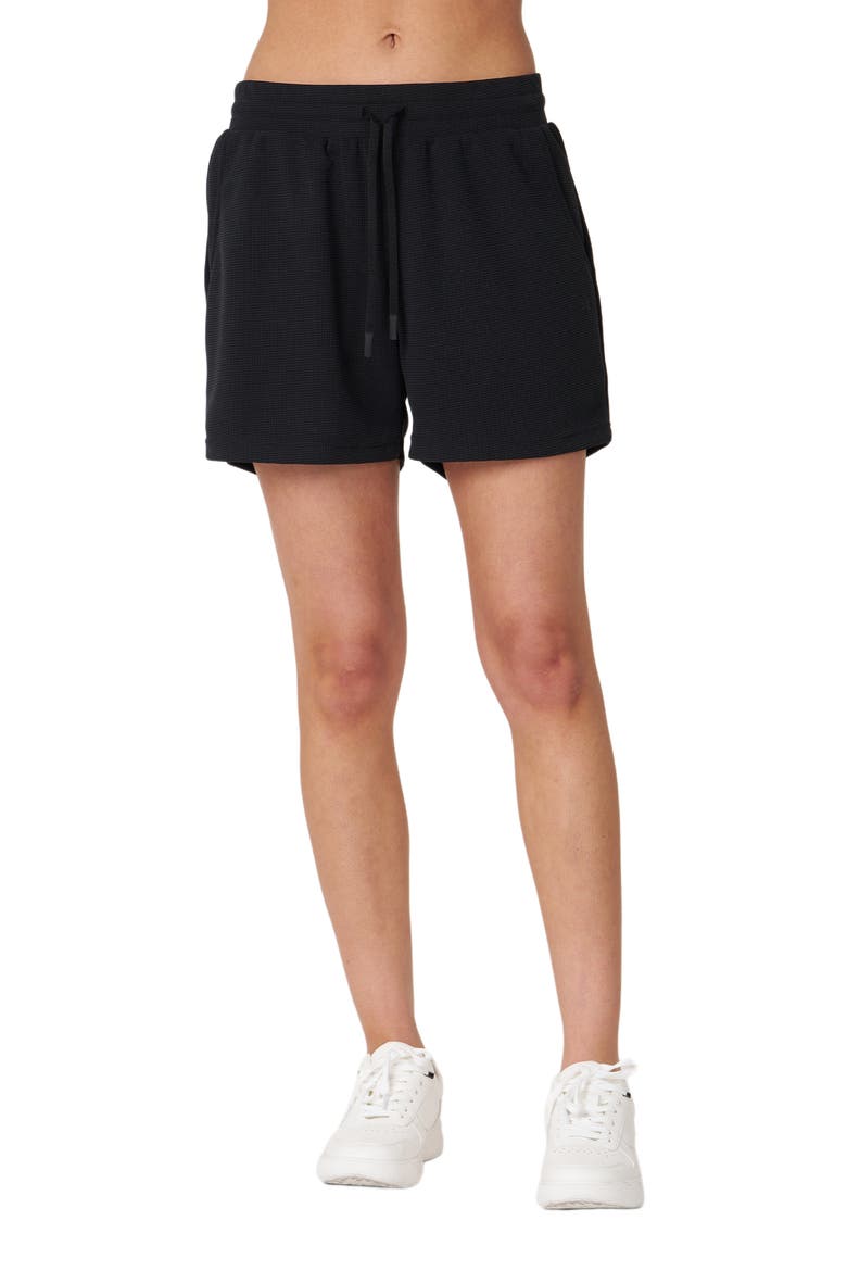 Retreat Waffle Short 4", Alternate, color, Black