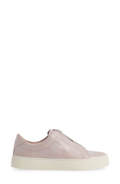Frye Lena Zip Platform Sneaker In Pink