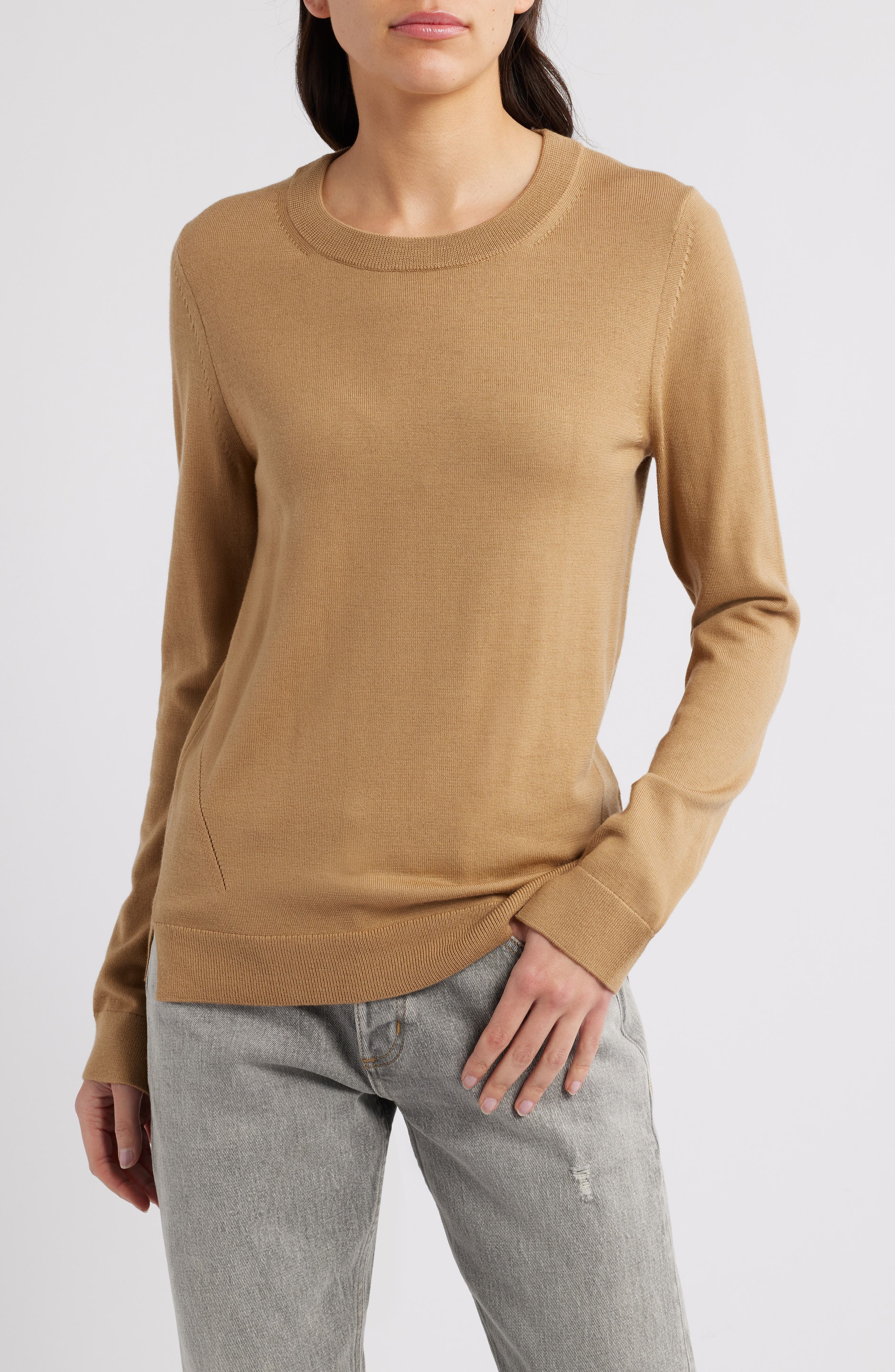 BOSS Feganasi Wool Crewneck Sweater