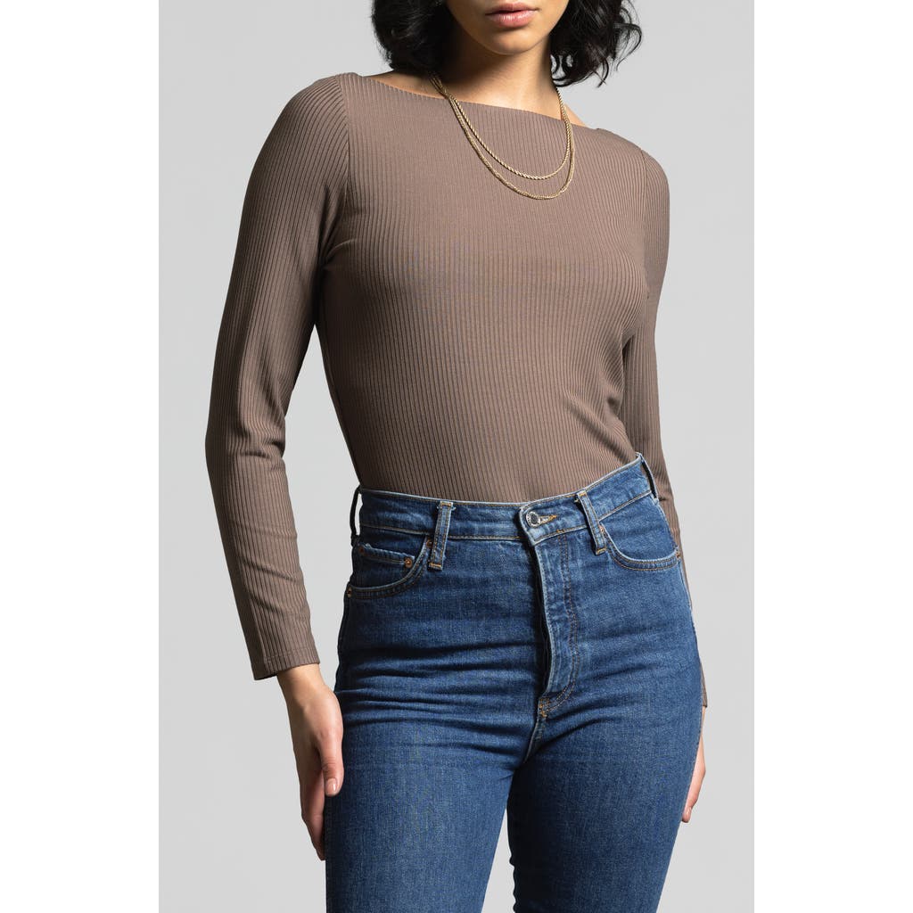 WEEKEND LOS ANGELES Arabella Rib Top in Dark Lilac  product