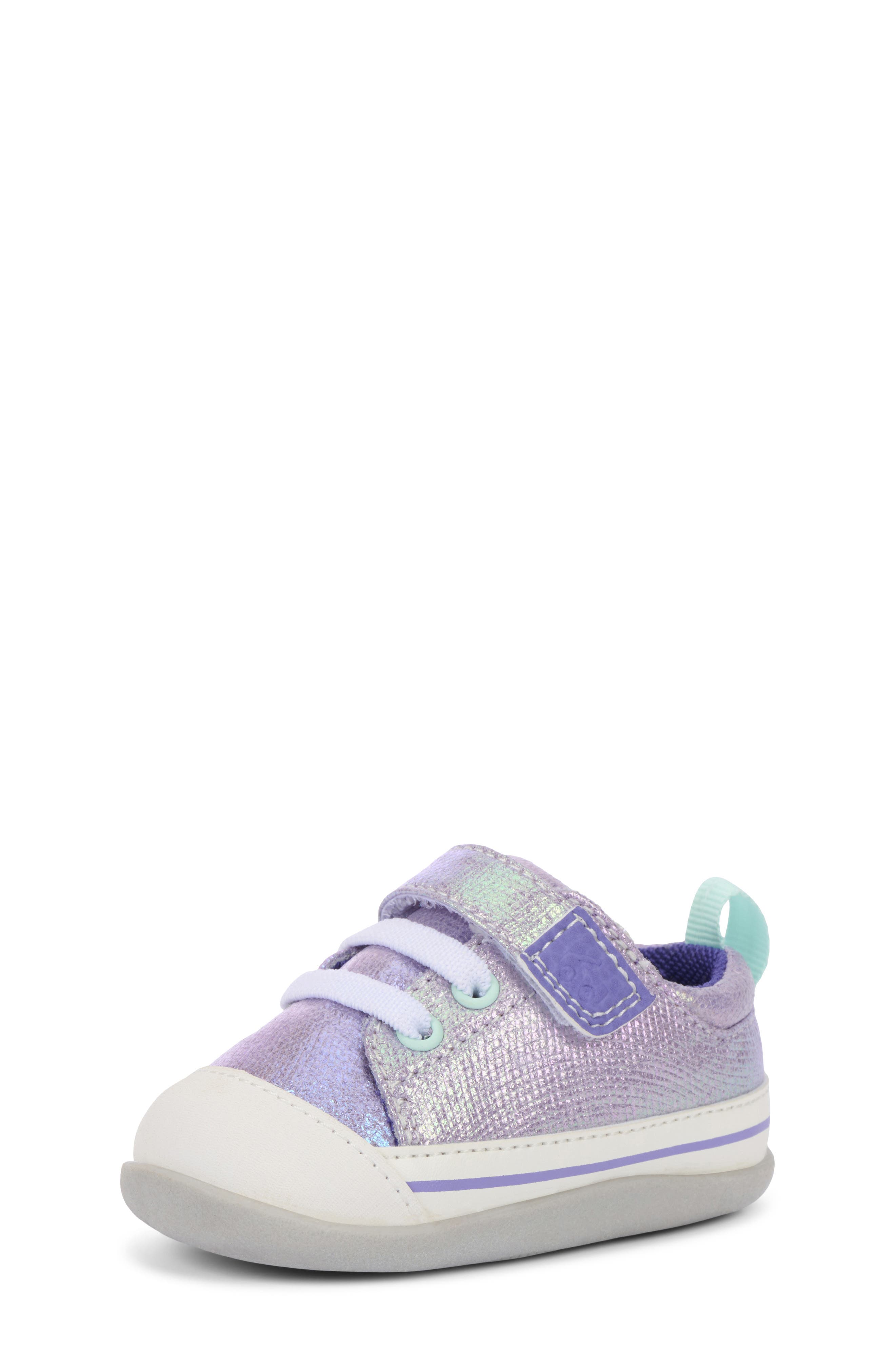 See Kai Run Kids' Mini Stevie Sneaker, Alternate, color, Purple Metallic