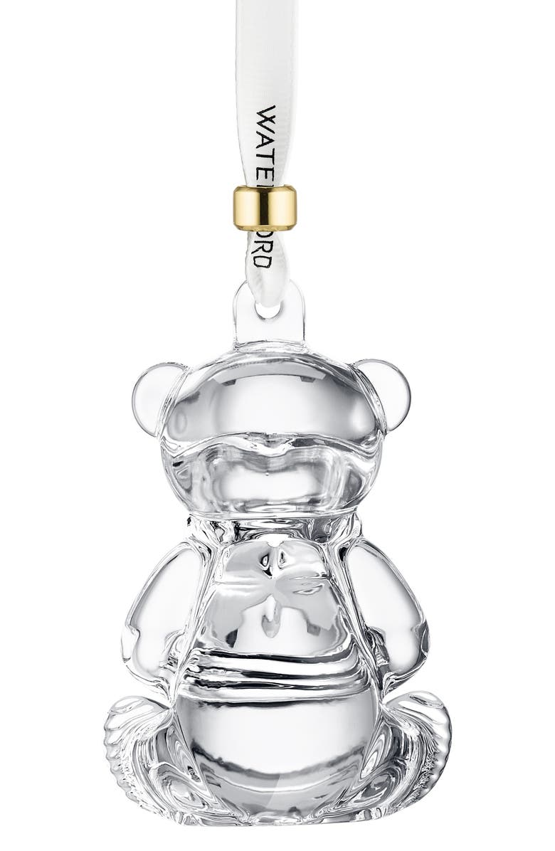 Waterford 2025 Baby's First Bear Crystal Ornament, Alternate, color,