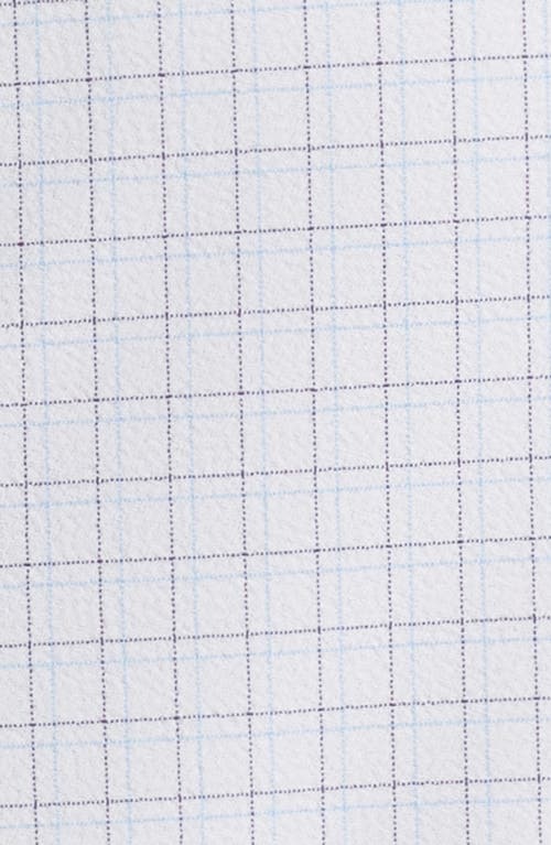 Mizzen + Main Mizzen+main Leeward Trim Fit Plaid Performance Button-up Shirt In White Joel Plaid