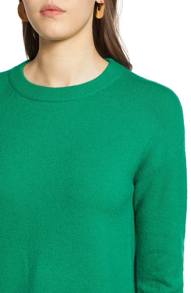 Halogen<sup>®</sup> Crewneck Wool Blend Sweater, Alternate, color,