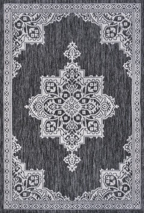 Arden Vintage Casual Medallion Indoor/Outdoor Area Rug