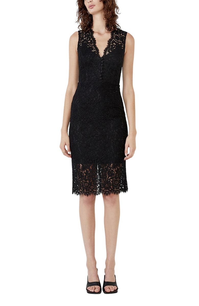 Bardot Milana Lace Sheath Dress, Main, color, 