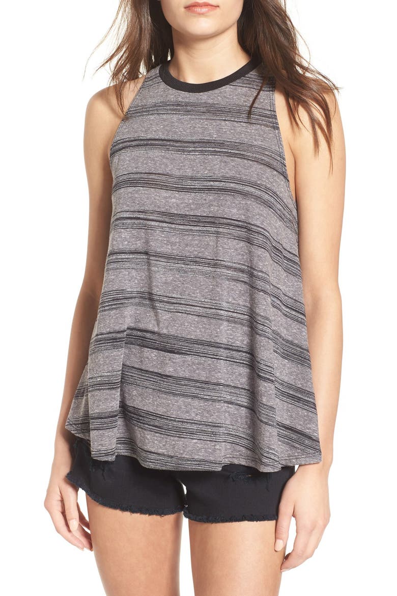 Stripe Swing Tank, Main, color, CHARCOAL