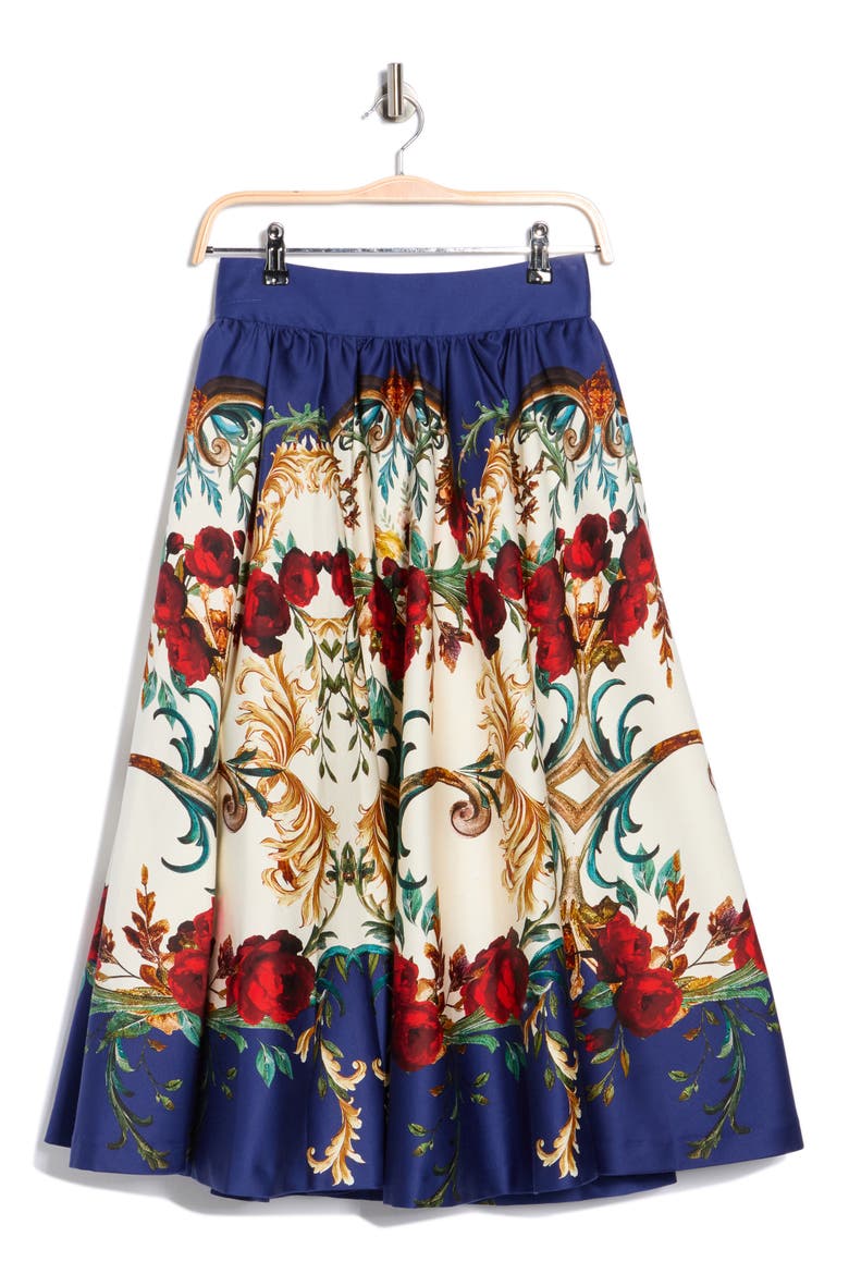 Nilda Maxi Skirt, Alternate, color, GILDED ROSE