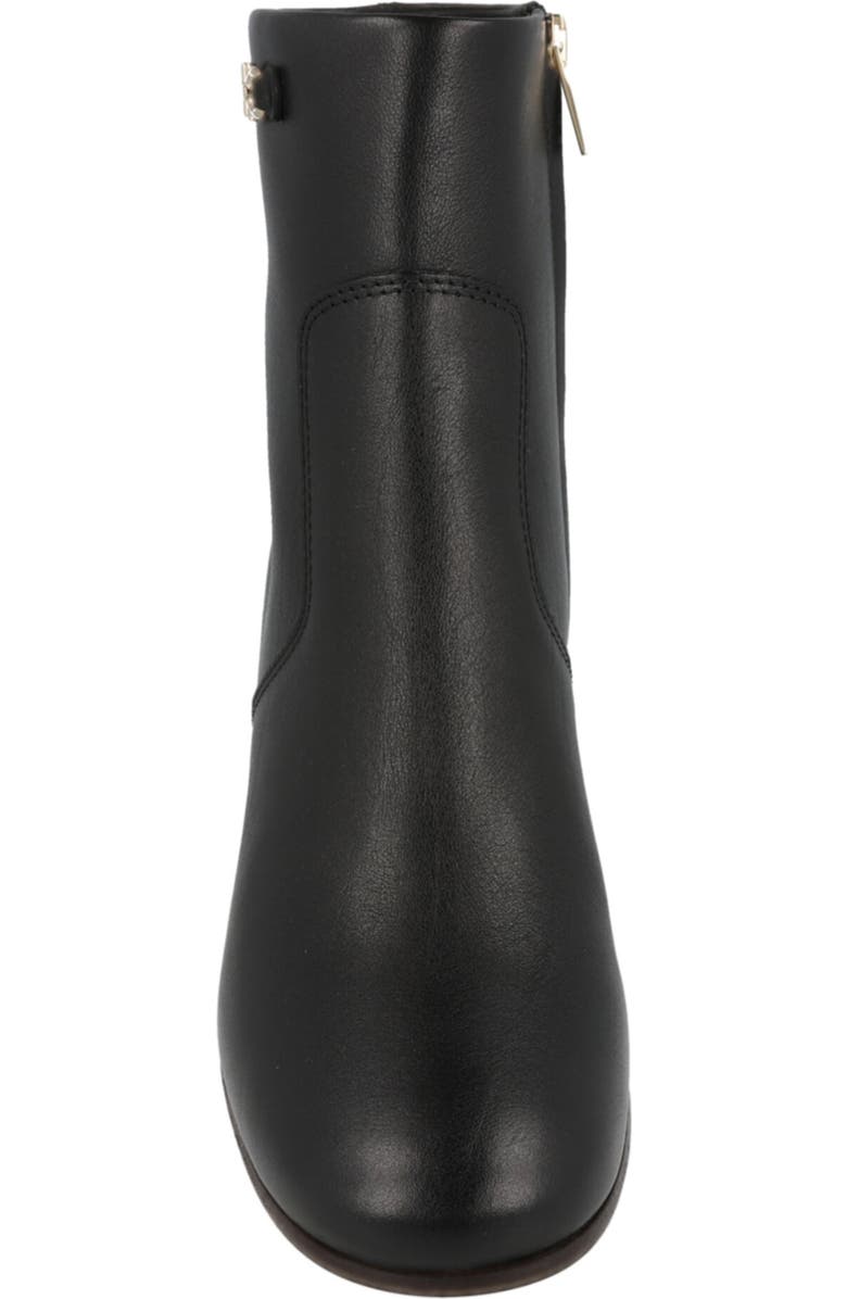 FERRAGAMO Oreste Leather Bootie, Alternate, color, Black Black