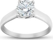 Bliss Diamond 1 1/4 Ct Solitaire Round Cut Diamond Engagement Ring 14k Gold Enhanced