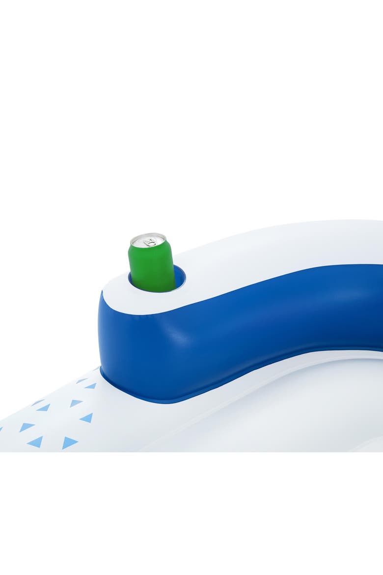 Indigo Wave Pool Lounge Float, 72 Inches, Alternate, color, Blue