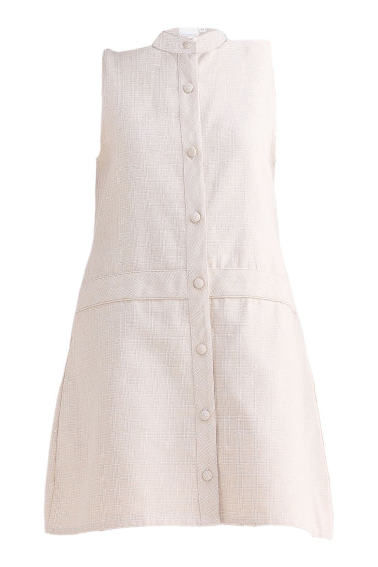 The Cotton Tweed Shift Dress, Alternate, color, Chestnut Twist