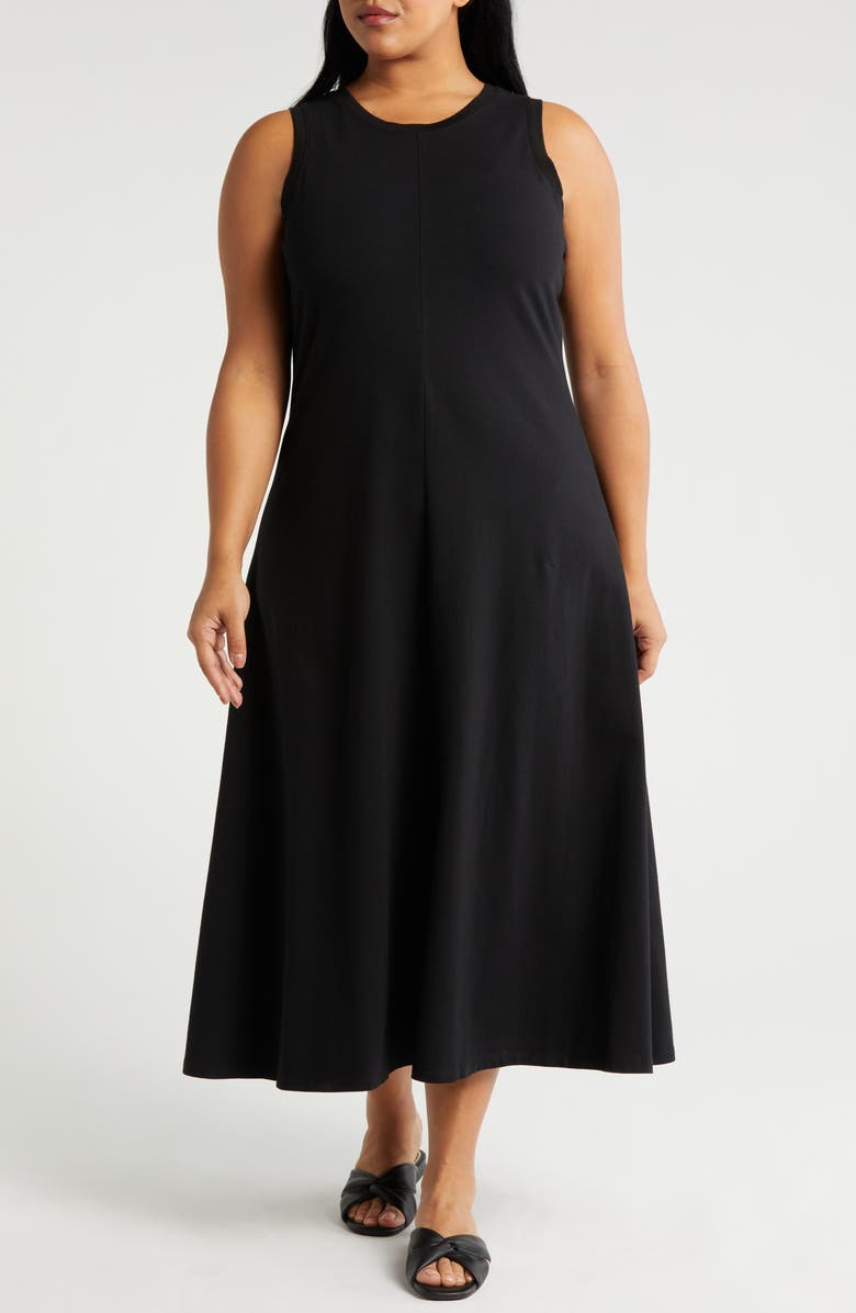 womens casual knit dresses The Rib-Knit Henley Dress main image 1