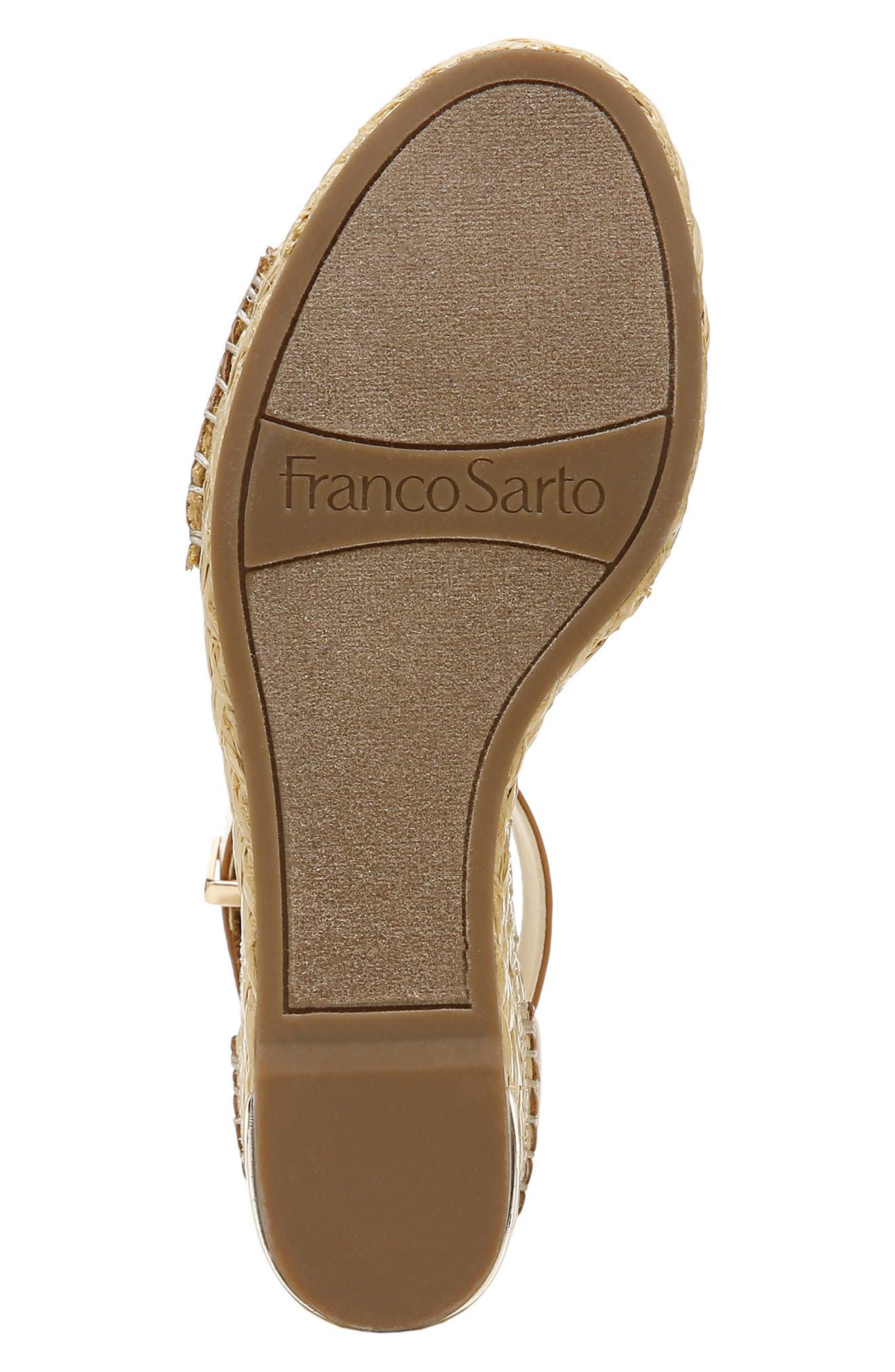 Franco Sarto Clemens Espadrille Platform Wedge Sandal, Alternate, color, 