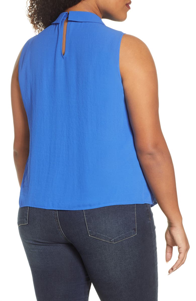 Vince Camuto Rumple Georgette Sleeveless Top, Alternate, color,