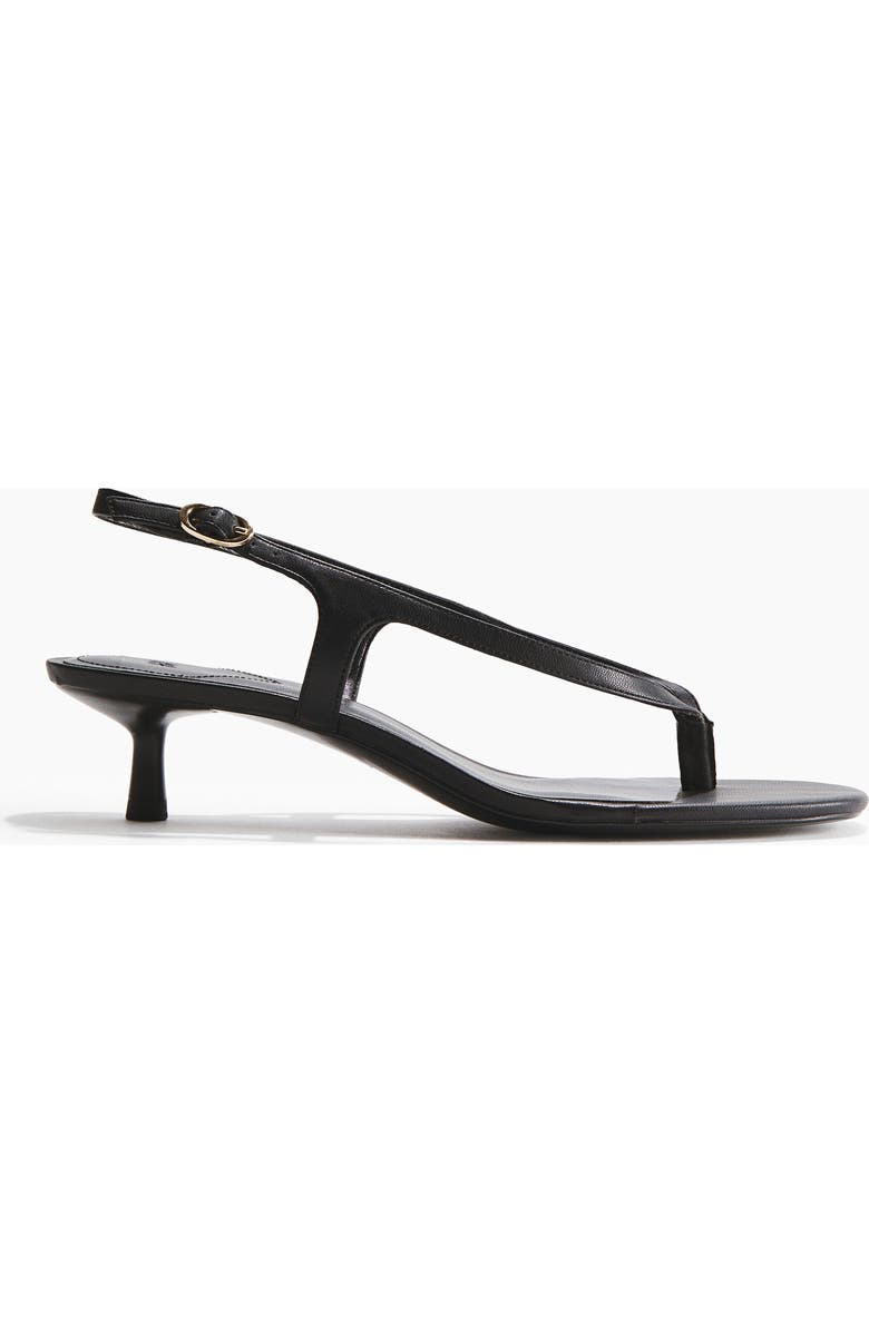 H&M Kitten-heeled Sandals, Main, color, Black