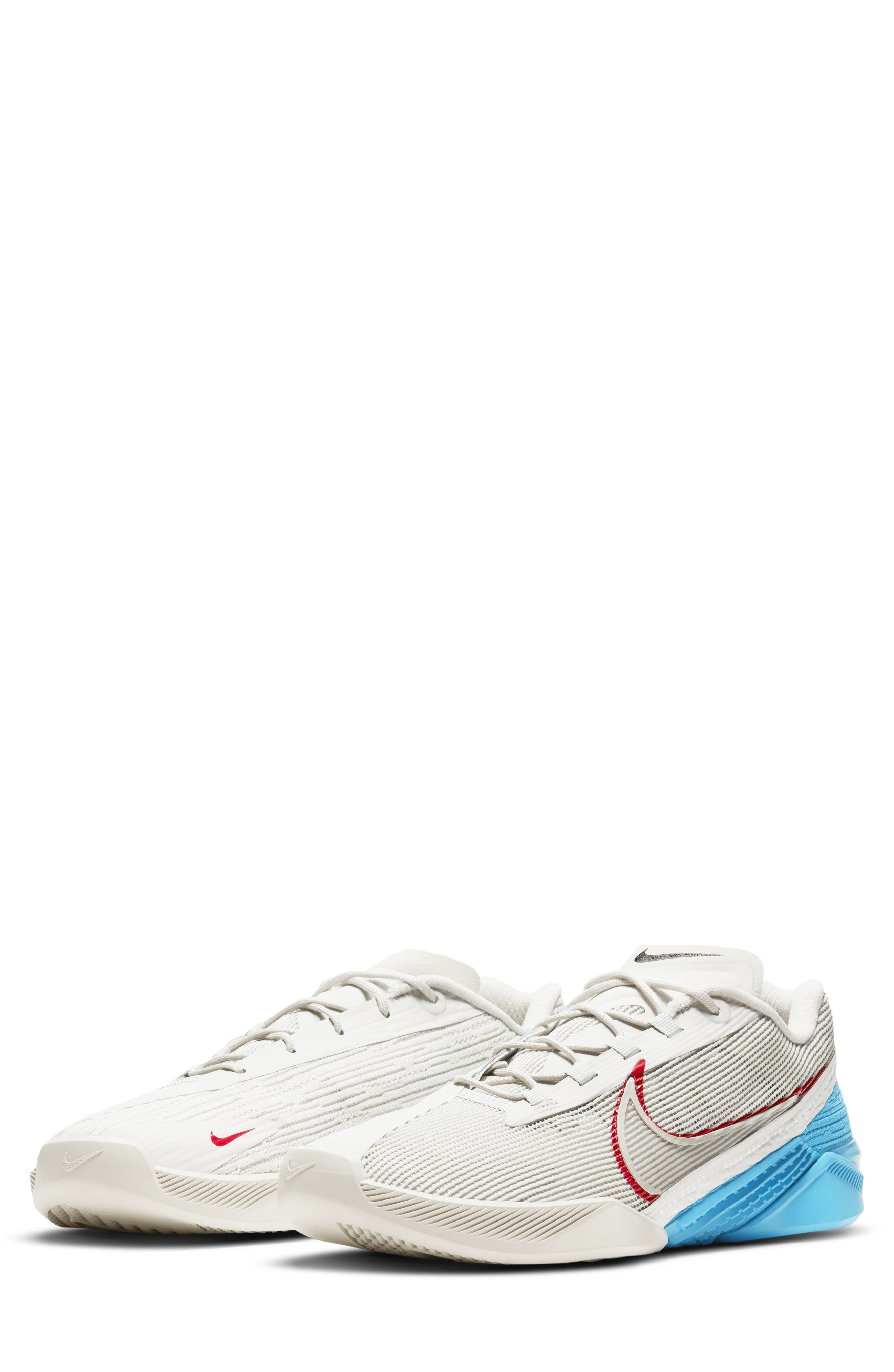 React Metcon Turbo Training Shoe, Main, color, BONE/ BLUE/ BLACK/ RED