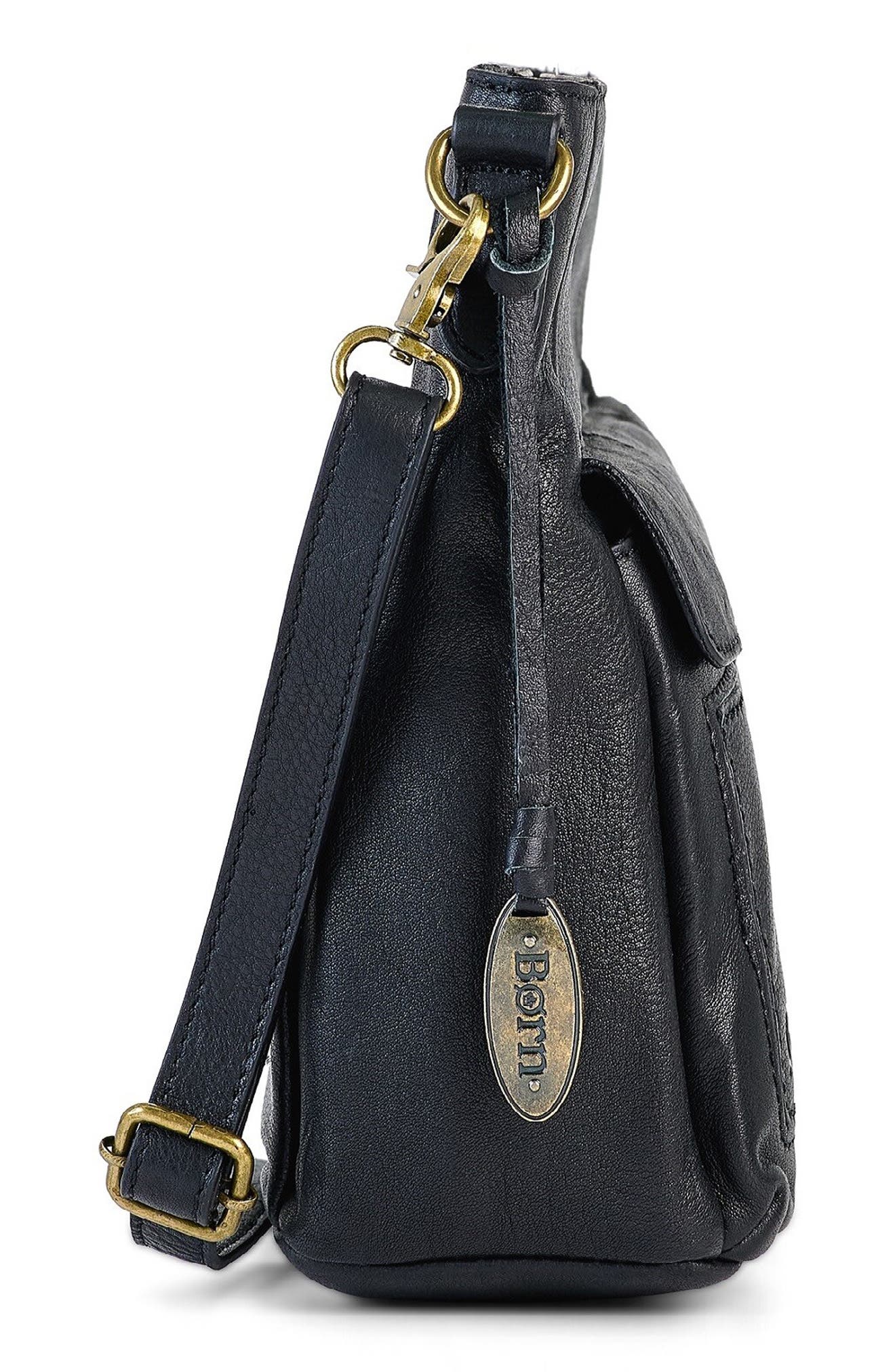 McCauley Cutout Crossbody Bag, Alternate, color, BLACK