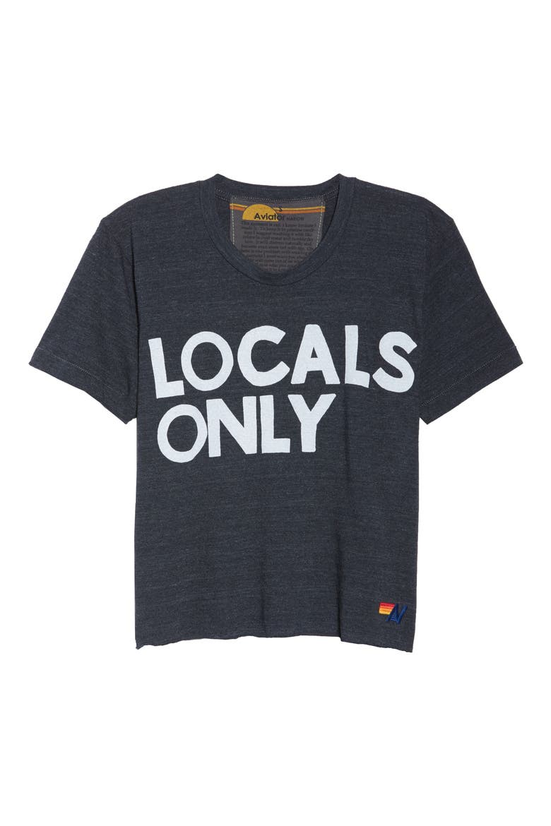 Locals Only Boyfriend Tee, Alternate, color, CHARCOAL