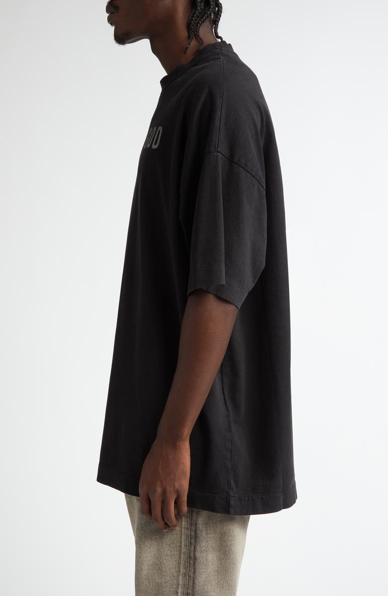 Fear of God Oversize Logo Graphic T-Shirt, Alternate, color, Black