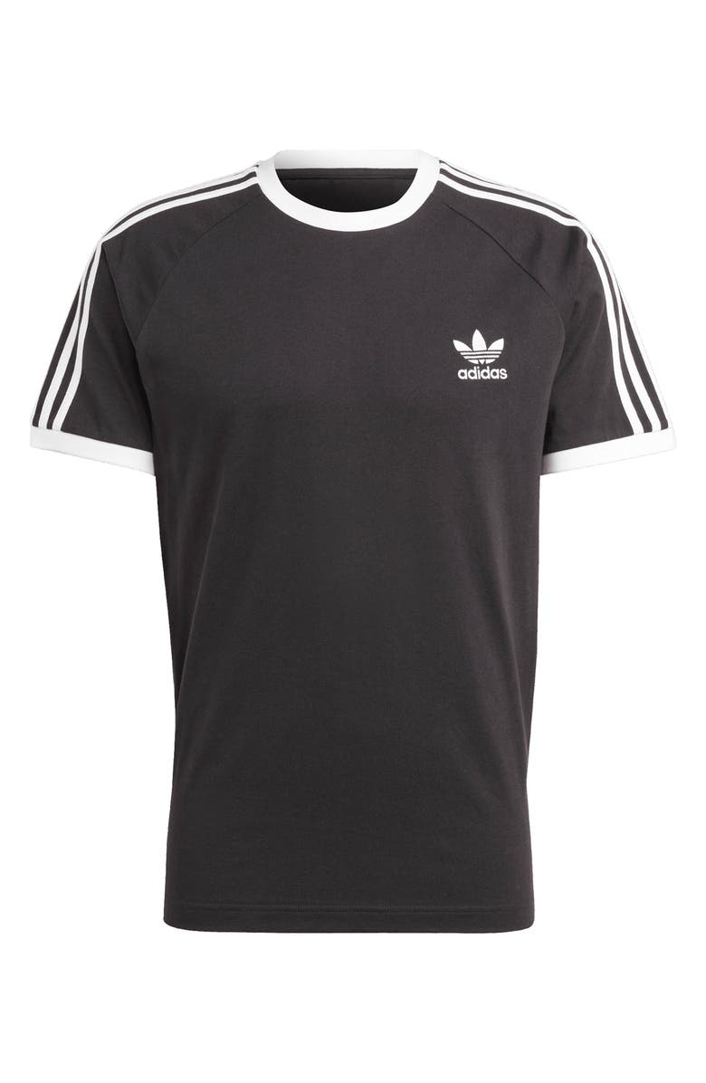 adidas Adicolor 3-Stripes T-Shirt, Alternate, color, Black