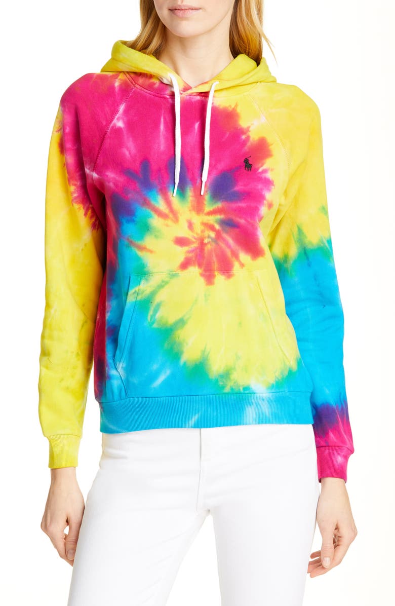 Polo Ralph Lauren Tie Dye Hoodie, Main, color, 