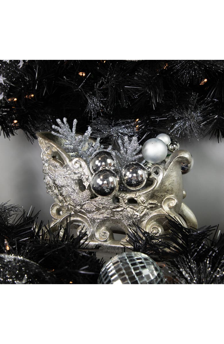 Northlight Christmas Sleigh Decoration - 9.75" - Champagne, Alternate, color,