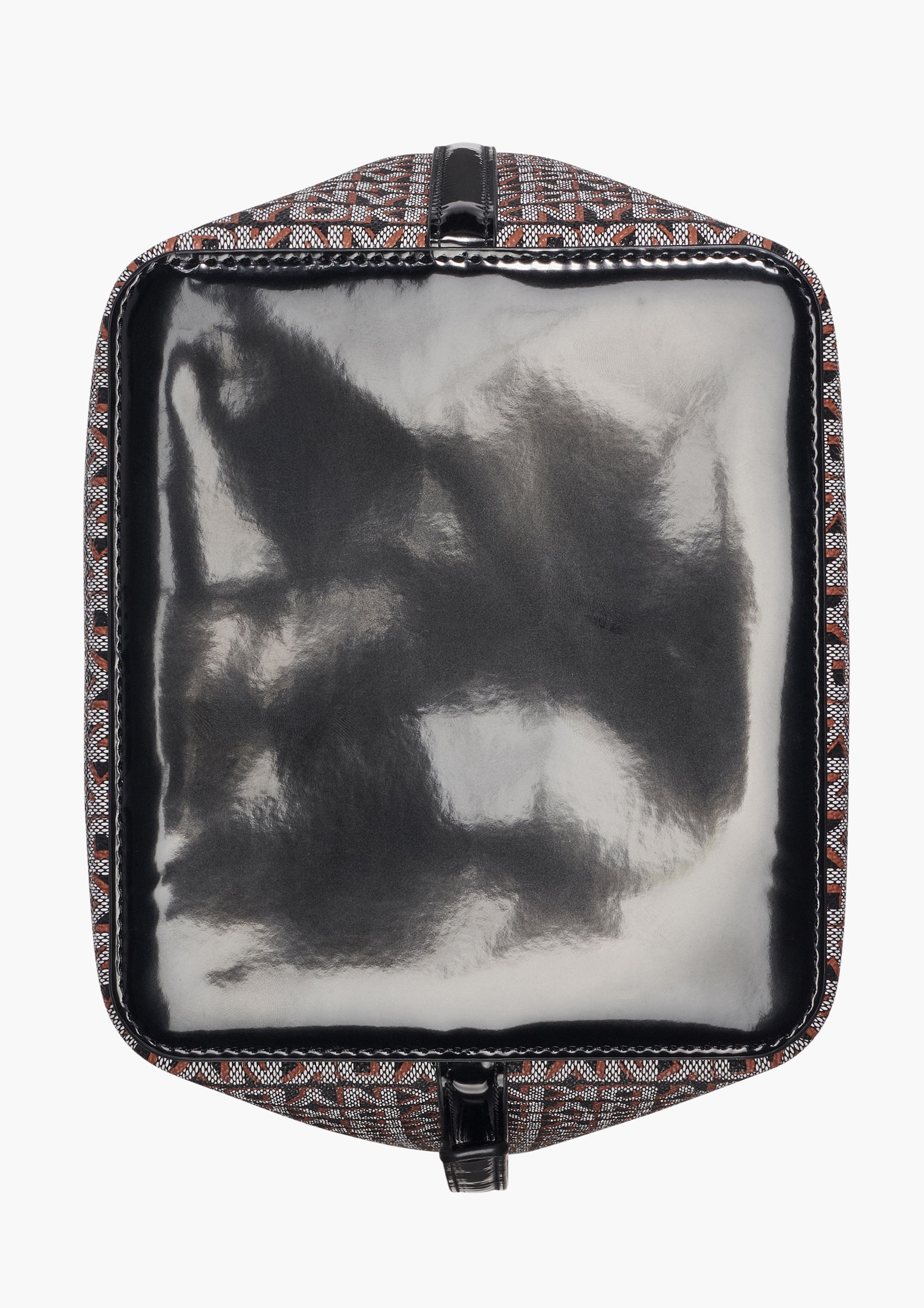 DKNY Avril Bucket Bag, Alternate, color, Black/Saddle