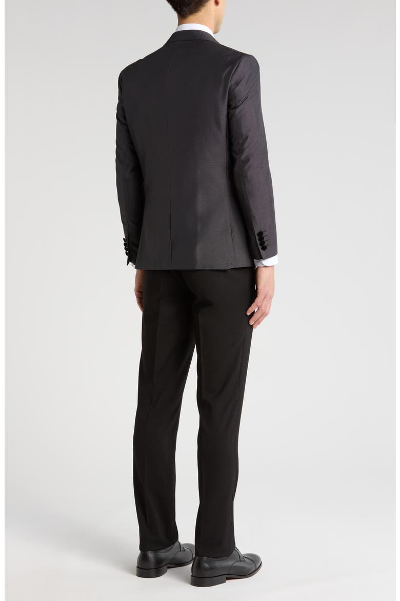 Velvet Trim Tuxedo with Vest, Alternate, color, GREY