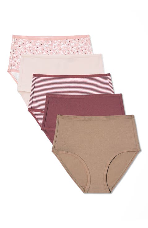 Everyday High Rise Brief 5-Pack Made With Organic Cotton