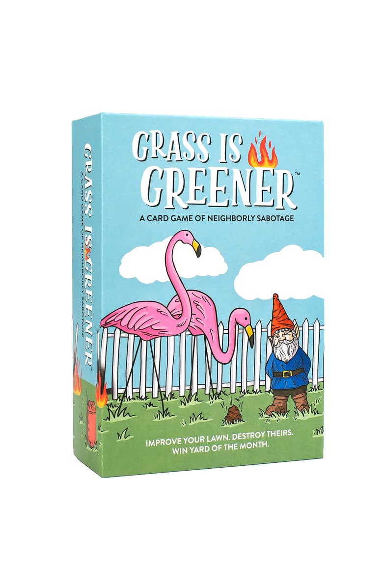 Blue Star Press Grass Is Greener A Card Game Of Neighborly Sabotage, Ages 13+, Main, color, Multicolored