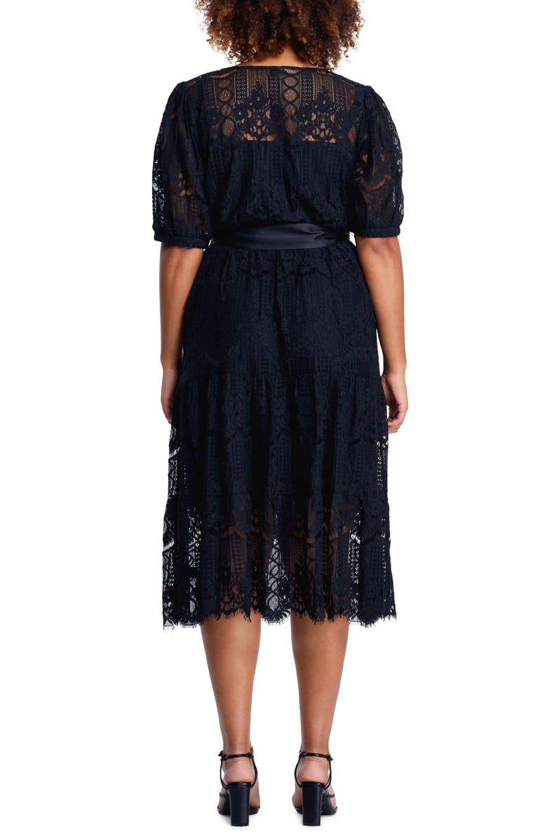 Estelle Lakeside Lace Midi Dress, Alternate, color, 