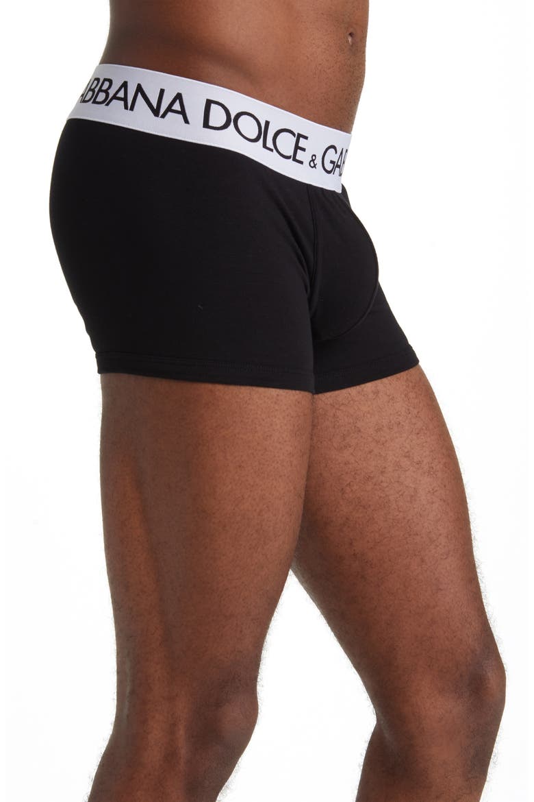 Cotton Stretch Jersey Boxer Briefs, Alternate, color, BLACK