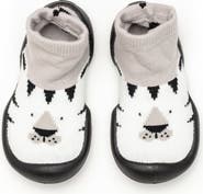 Komuello Toddler Boy Sock Shoes - White Tiger