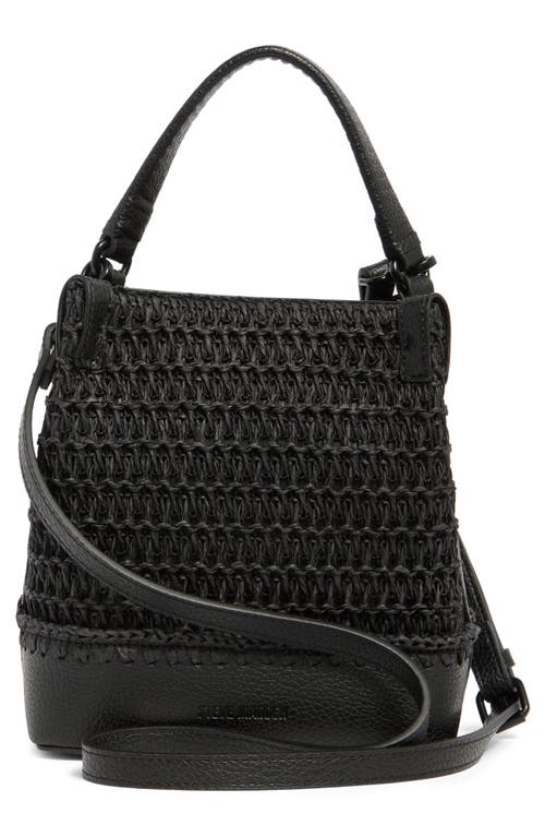Steve Madden Macro Raffia Bucket Bag