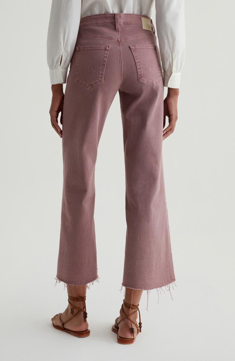 AG Saige Ankle Wide Leg Jeans, Alternate, color, Sulfur Dusty Mauve