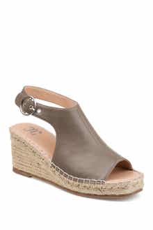 Journee Collection JOURNEE Crew Espadrille Wedge Sandal