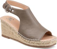 Journee Collection JOURNEE Crew Espadrille Wedge Sandal