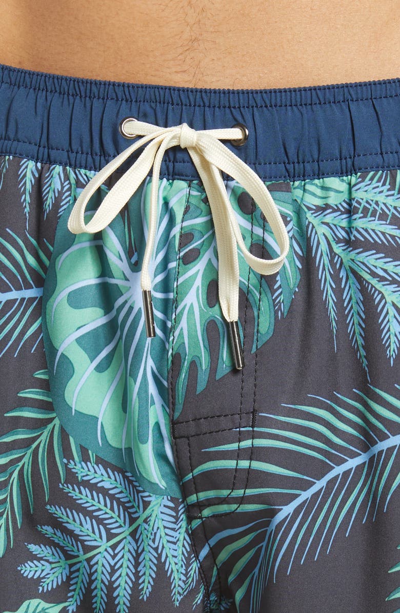 Fair Harbor The Anchor Swim Trunks, Alternate, color, Navy Evergreen