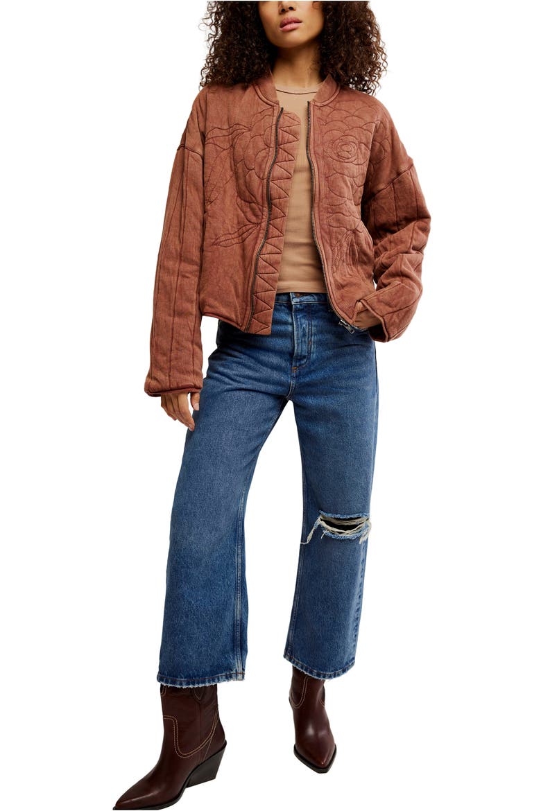 Rose Front Zip Jacket (Women) | Nordstrom